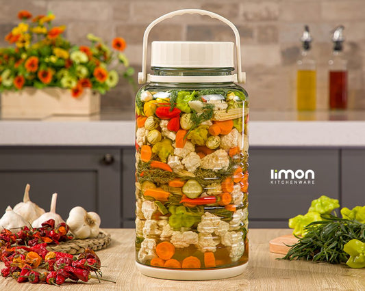 Limon Airtight Glass Pickle Jars