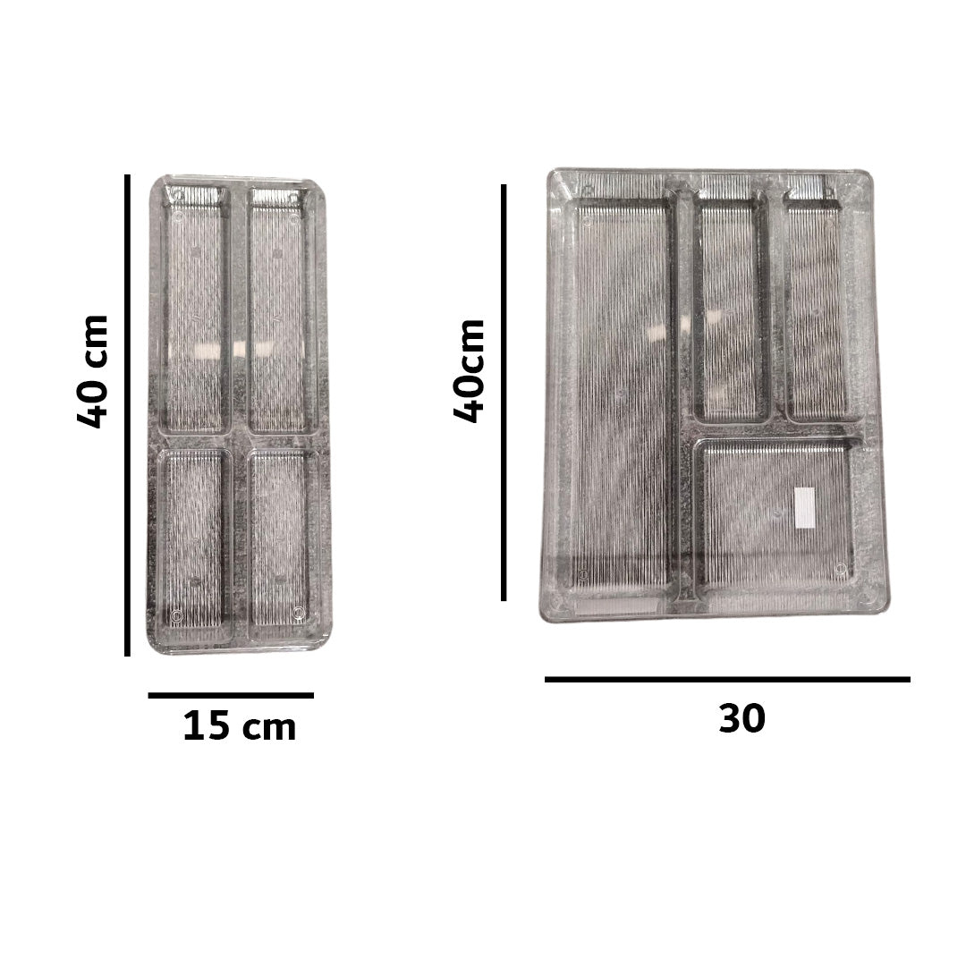Limon Acrylic Spoon & Cutlery Tray (2-Layer)