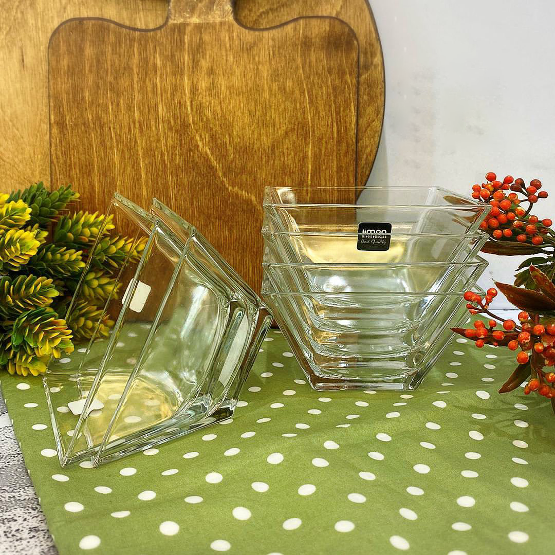 Limon Square Glass Bowl 1200-Ml