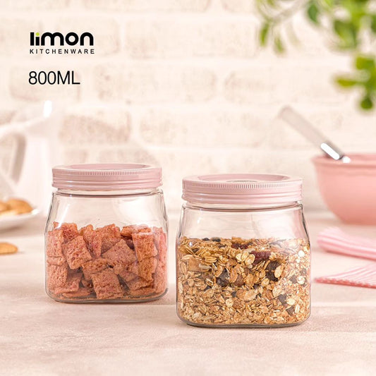 Limon Pantry Storage Canister Jars (Square)!