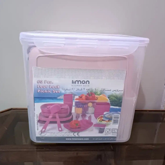 Limon Picnic Set 60 Pcs for 6-Person!
