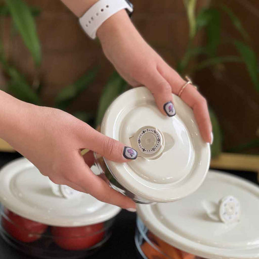 Limon Plain Vacuum Glass Bowl Set 3-Pcs!