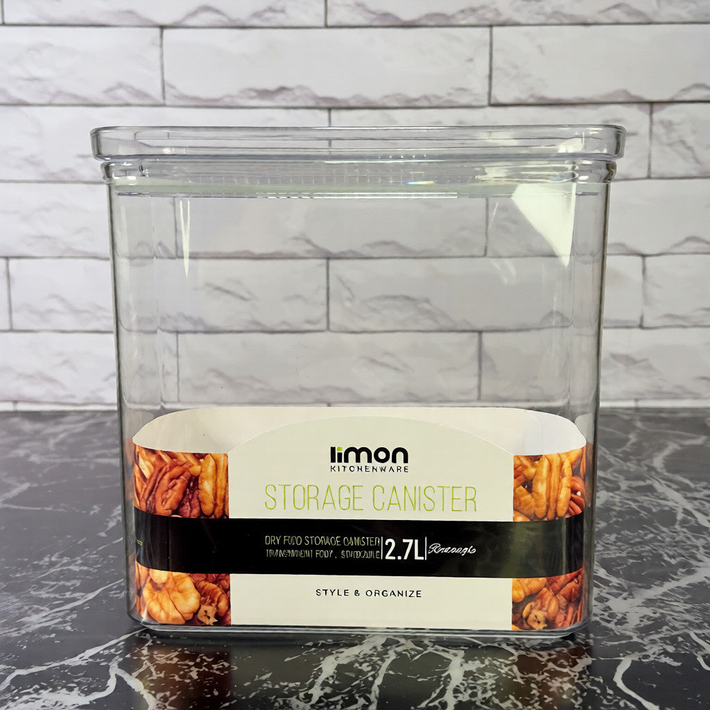 Limon Royal Acrylic Storage Jars & Canisters (Rectangle)