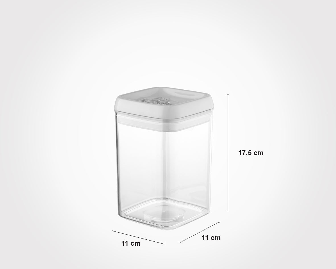 Limon Sarina Square Canister Jar 1.4 L