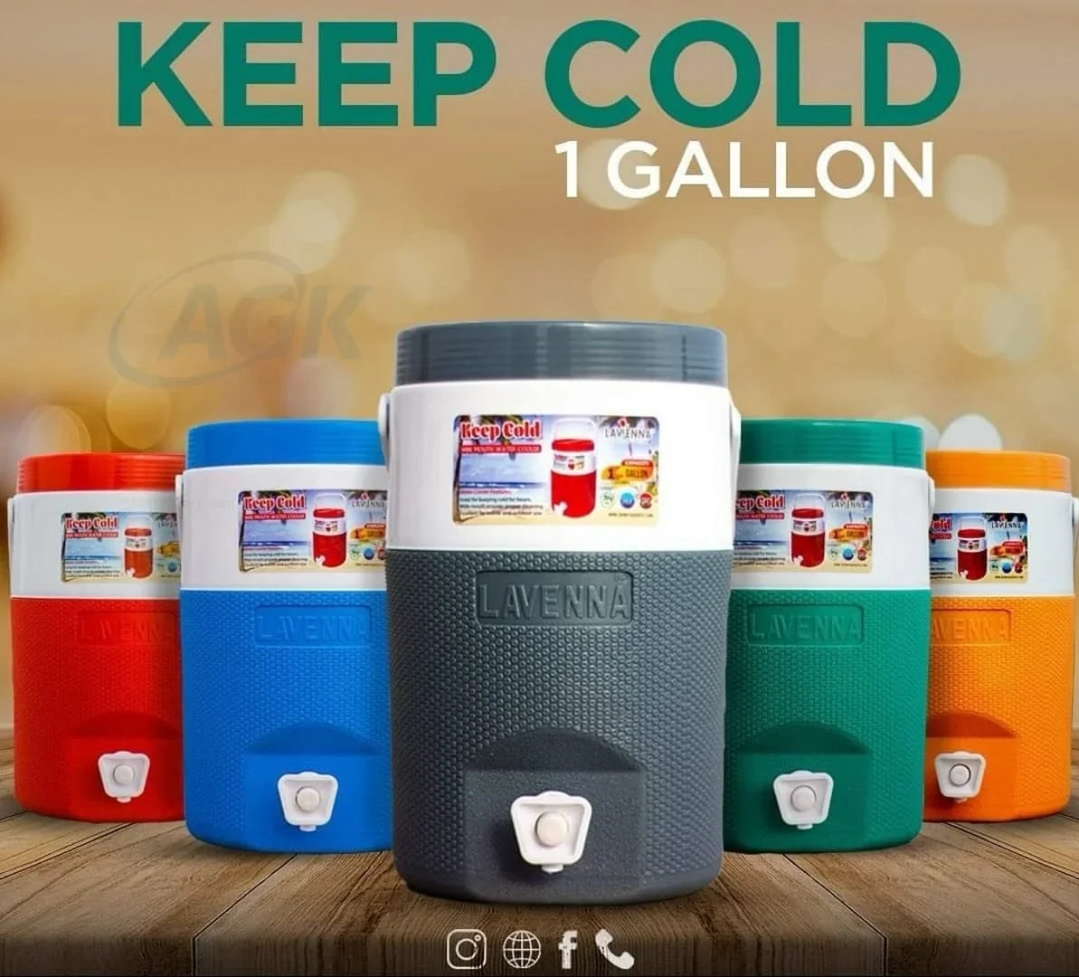 Laviena "Super Cool" Wide Mouth Water Cooler