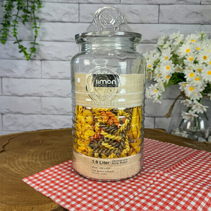 Limon Rustic Design Glass Canisters!