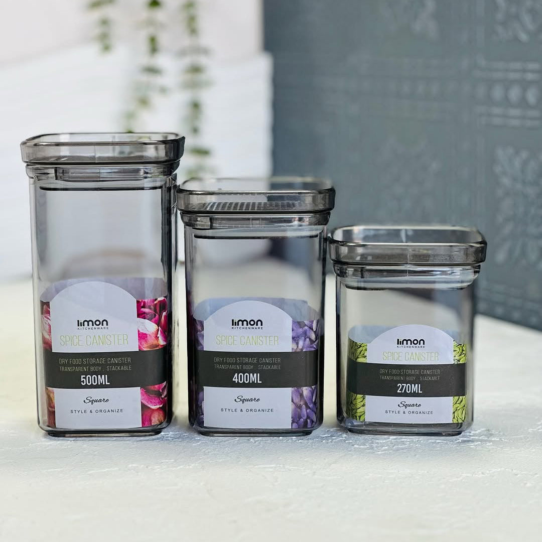 Limon Royal Acrylic Spice Jars & Storage Canisters!