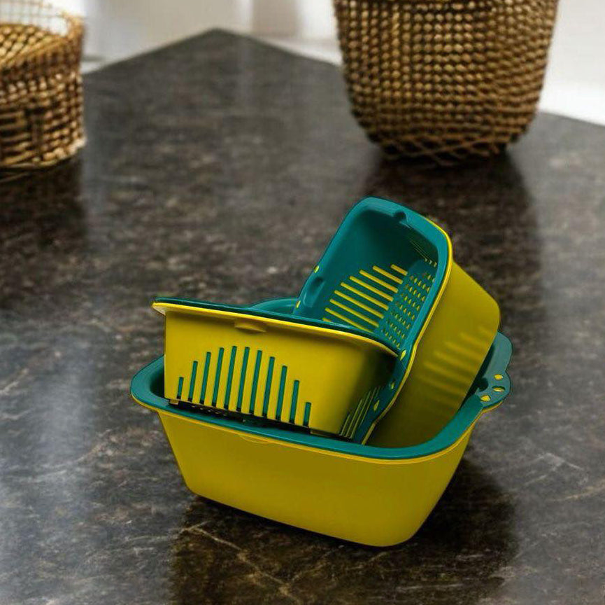 Berry Sieve Kitchen Set 6-Pcs (Colander & Strainer)!