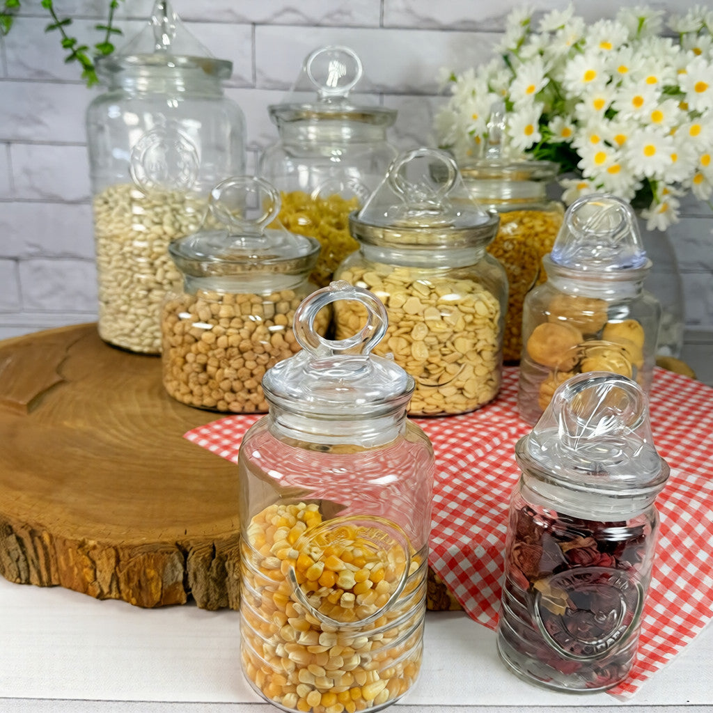 Limon Rustic Design Glass Canisters!