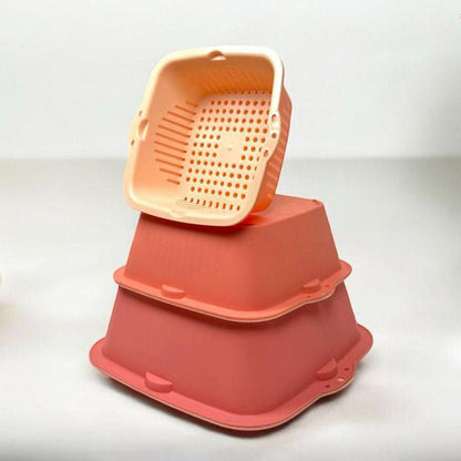 Berry Sieve Kitchen Set 6-Pcs (Colander & Strainer)!