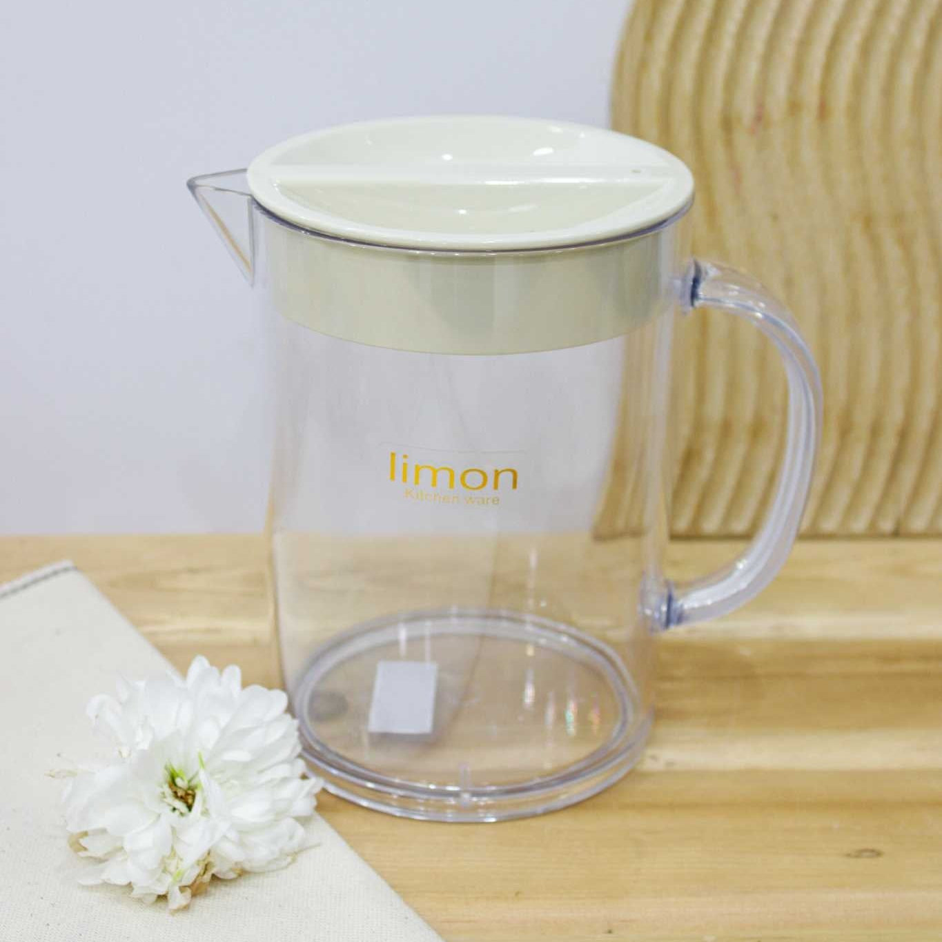 Limon Acrylic Round Jug 1.5-L!