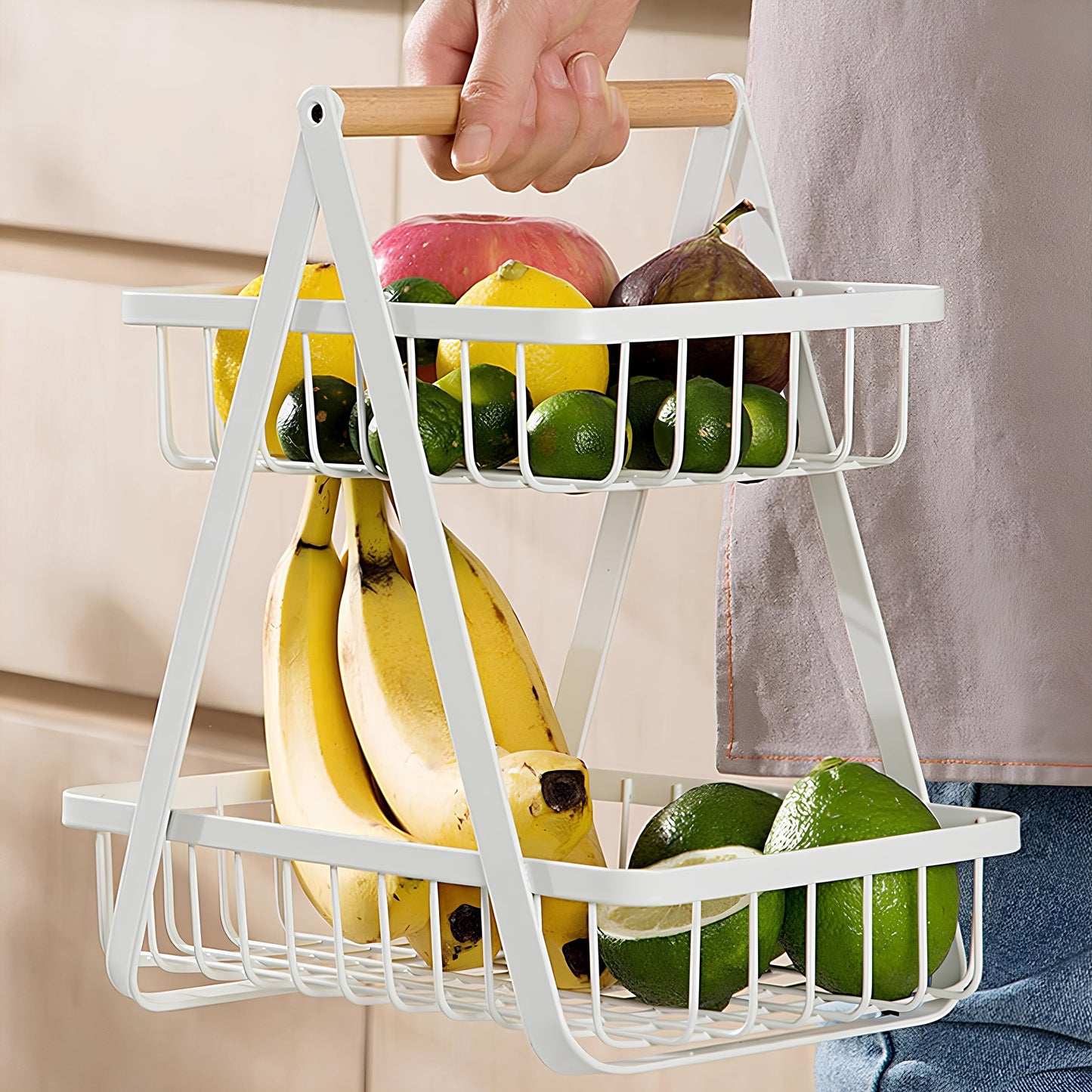 Multi-Purpose Fruit & Vegetable Basket (2-Tier)!