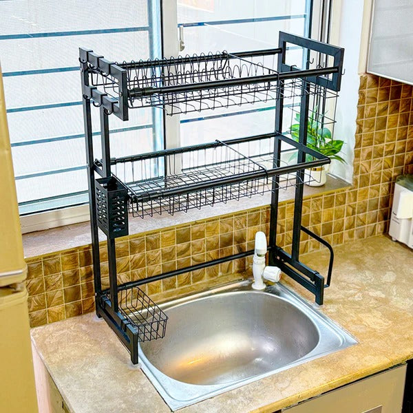 Expandable Wire Wave Dish Rack (Over the Sink)!