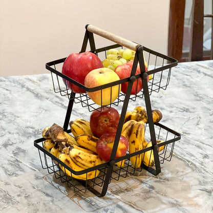 Multi-Purpose Fruit & Vegetable Basket (2-Tier)!