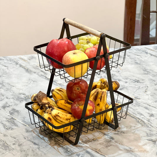 Multi-Purpose Fruit & Vegetable Basket (2-Tier)!