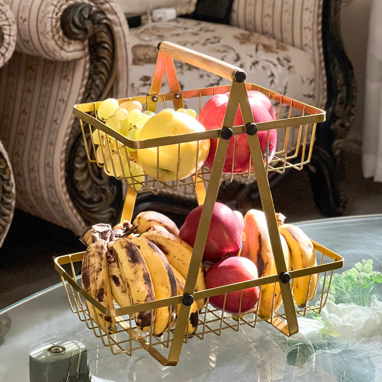 Multi-Purpose Fruit & Vegetable Basket (2-Tier)!