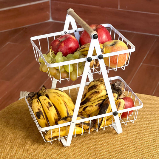 Multi-Purpose Fruit & Vegetable Basket (2-Tier)!