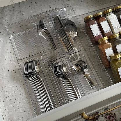 Limon Acrylic Spoon & Cutlery Tray (2-Layer)!