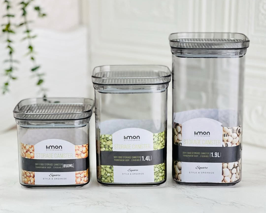 Limon Royal Acrylic Canister Jars (Square)!