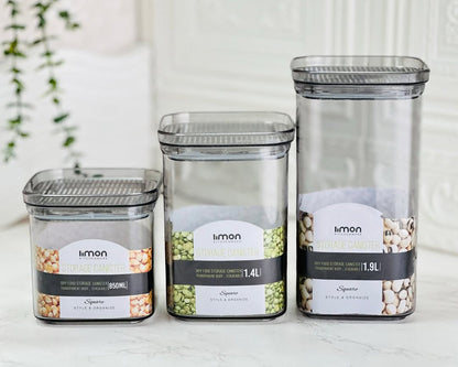 Limon Royal Acrylic Canister Jars (Square)!