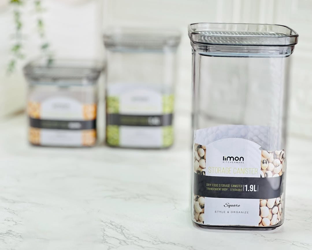 Limon Royal Acrylic Canister Jars (Square)!