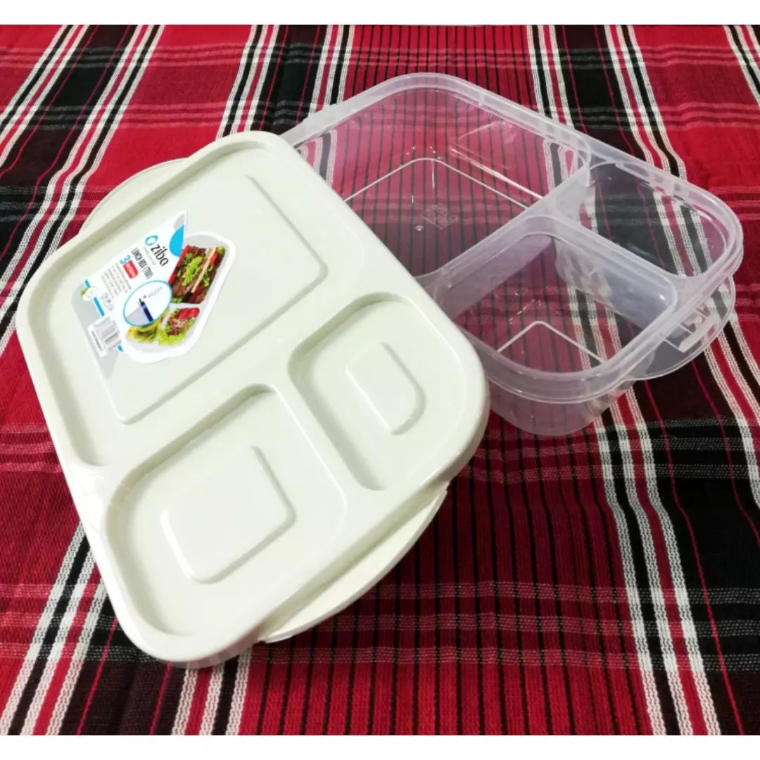 Student Lunch Box 3-Sections 1.15 Liter (Saya)!
