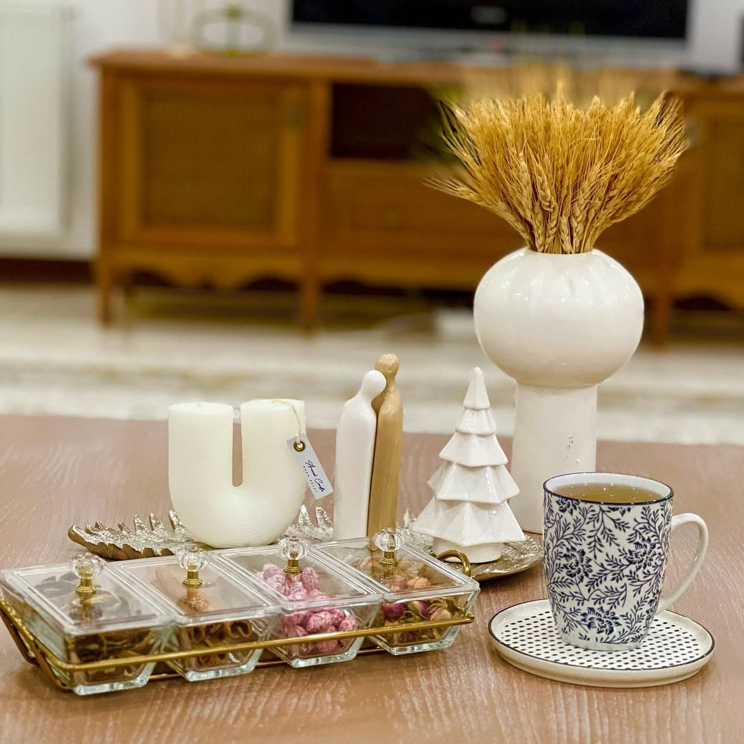 Limon Glass Snack Serving Tray (Rectangular)!