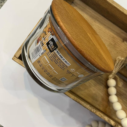 Ziba Wooden Glass Container 3-Pcs Set!