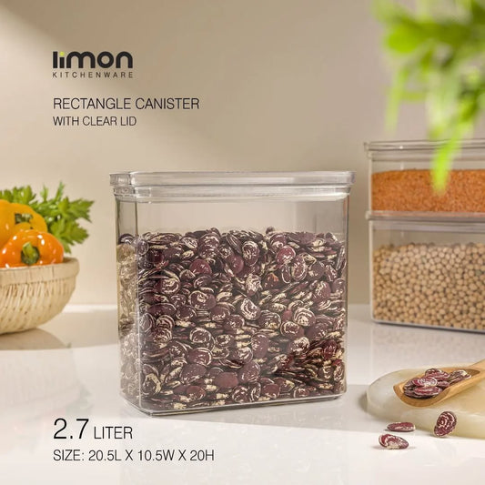 Limon Royal Acrylic Canister Jars (Rectangle)!