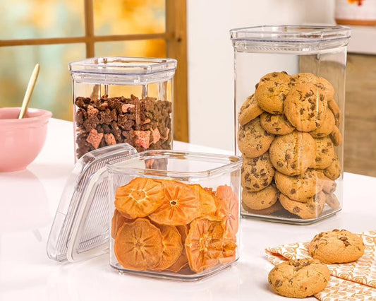 Limon Royal Acrylic Canister Jars (Square)!