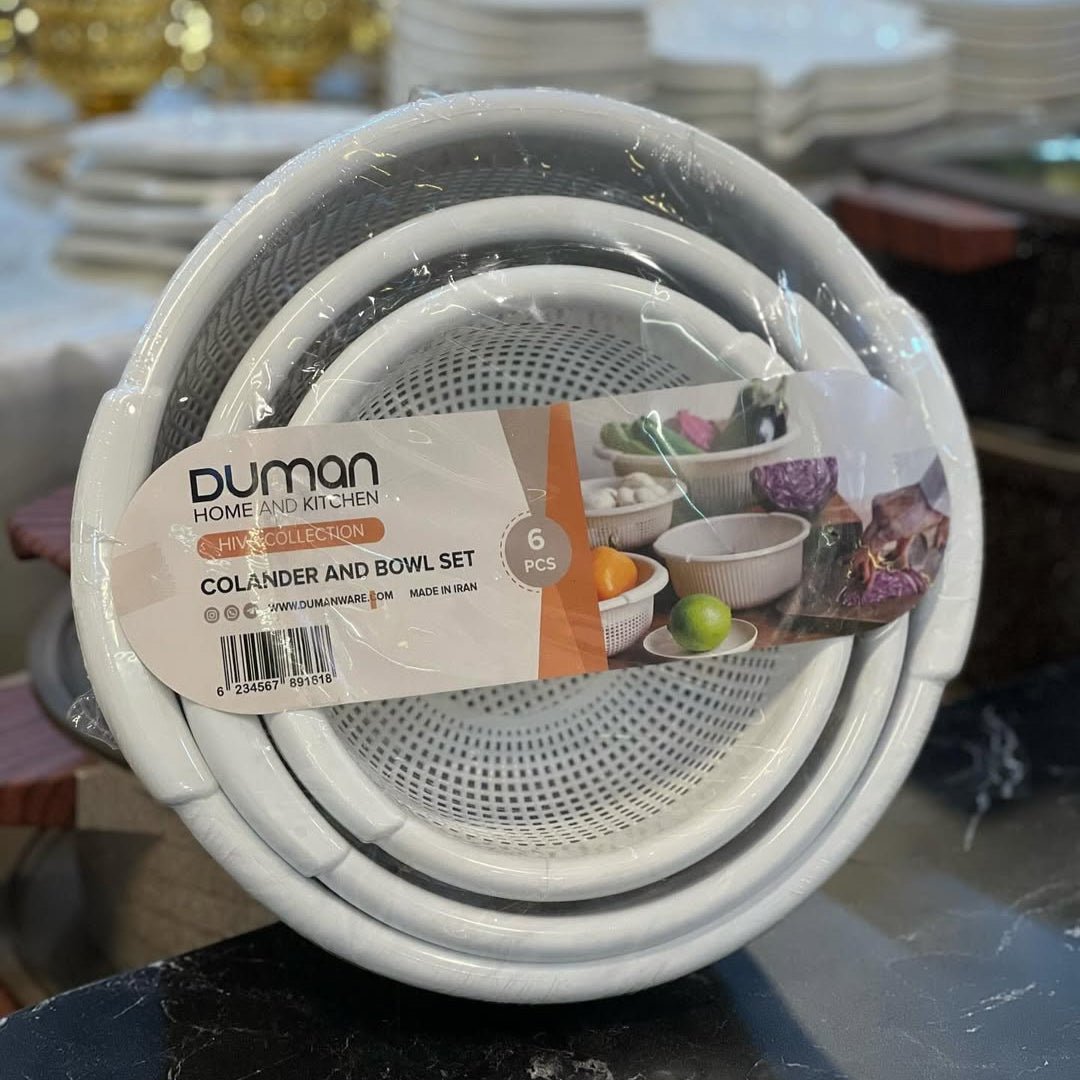 Duman Colander & Bowl Set 6-Pcs! EDit
