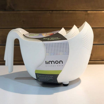 Limon Washing Bowl Set with Handle & Strainer!