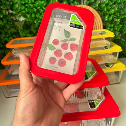 Limon Multicolor Glass Container 3-Pcs Set!