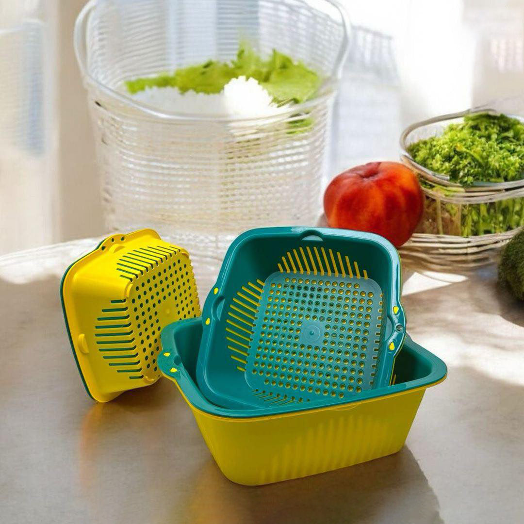Berry Sieve Kitchen Set 6-Pcs (Colander & Strainer)!
