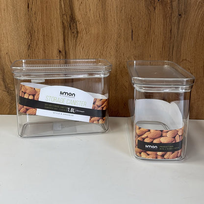 Limon Royal Acrylic Canister Jars (Rectangle)!