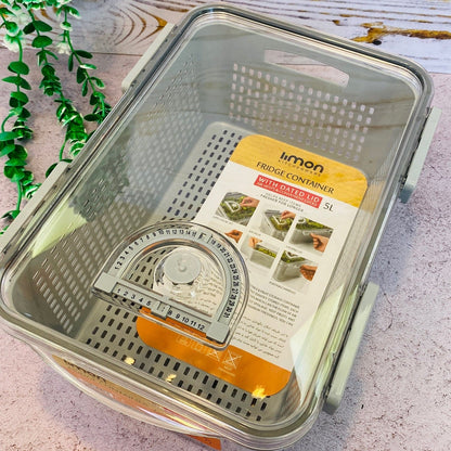 Limon Fridge Container with Dated Lids!