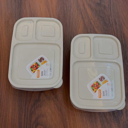 Student Lunch Box 3-Sections 1.15 Liter (Saya)!