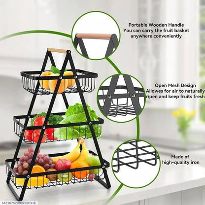 Fruit & Vegetable Basket (3-Tier)!