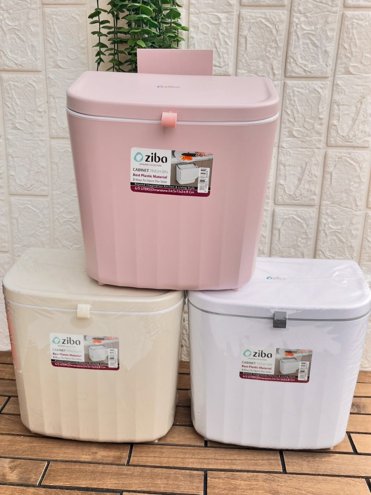 Ziba Cabinet Trash Bin or Cabinet Door Dustbin