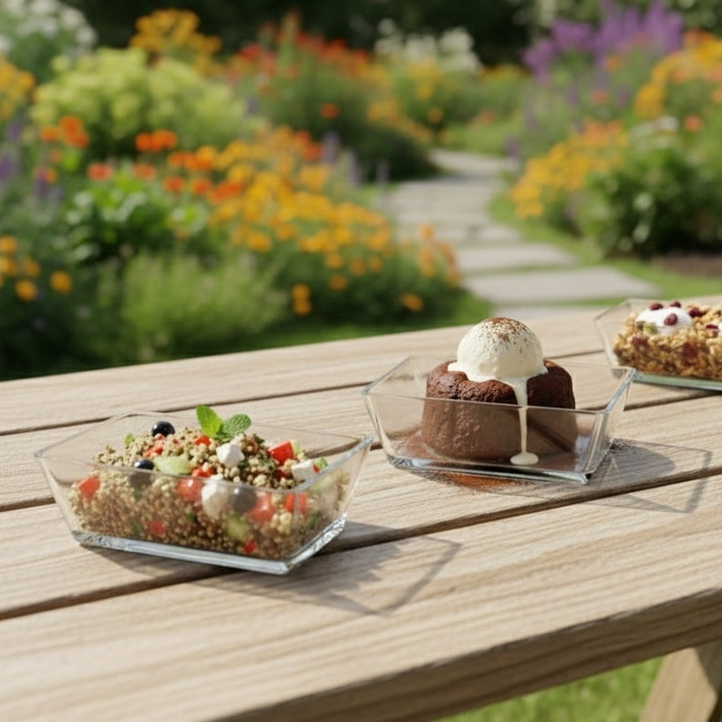 Limon Glass Tumbler Set 6-Pcs (Rectangular)!