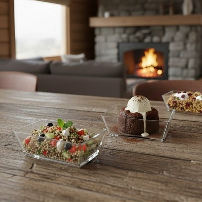 Limon Glass Tumbler Set 6-Pcs (Rectangular)!