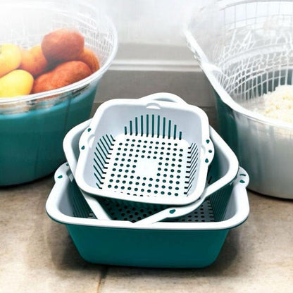 Berry Sieve Kitchen Set 6-Pcs (Colander & Strainer)!