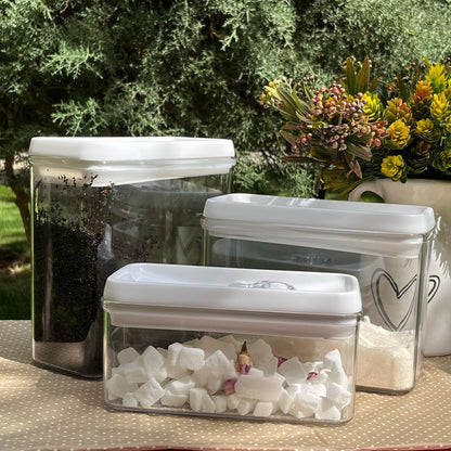 Limon Sarina Canister Jar with Thumb Lid (Rectangular)