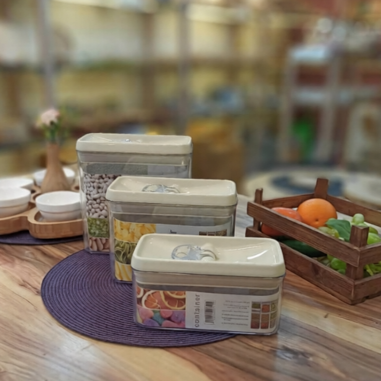 Limon Sarina Canister Jar with Thumb Lid (Rectangular)