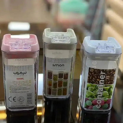 Limon Sarina Spice Canisters and Spice Jars (Square)