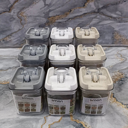 Limon Sarina Spice Canisters and Spice Jars (Square)