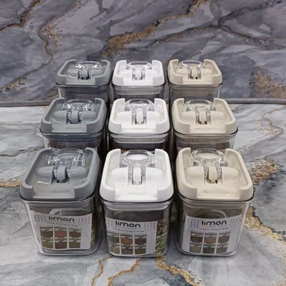 Limon Acrylic Thumb Canisters and Storage Jars (Square)