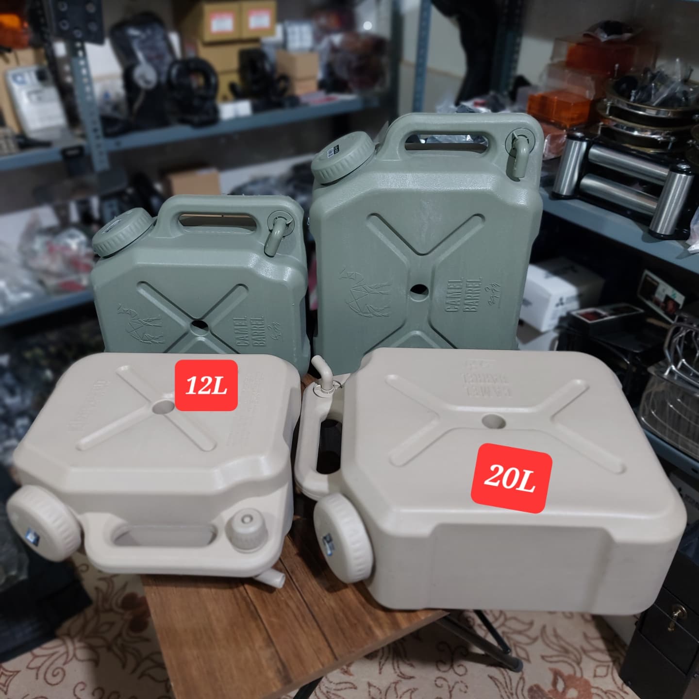 Ziba Oil Can & Jerry Can 12L & 20L (Camel Barrel-Iran)