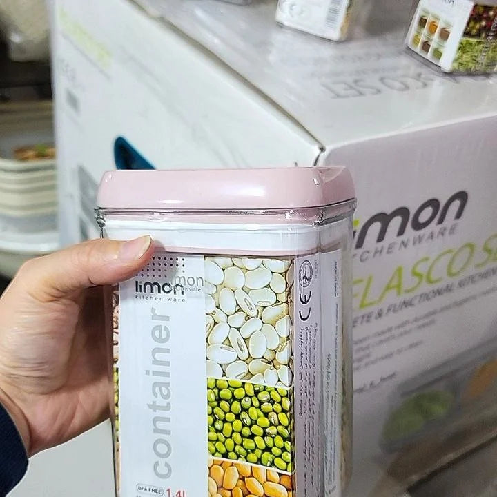 Limon Acrylic Thumb Canisters and Storage Jars (Square)