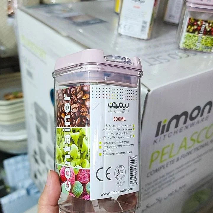 Limon Sarina Spice Canisters and Spice Jars (Square)